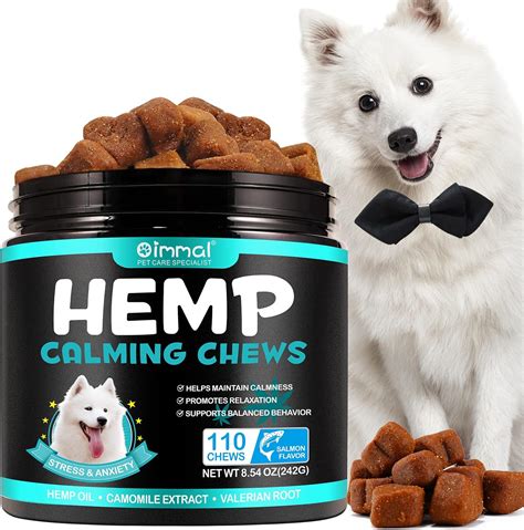 Oimmal Hemp Calming Chews for Dogs .